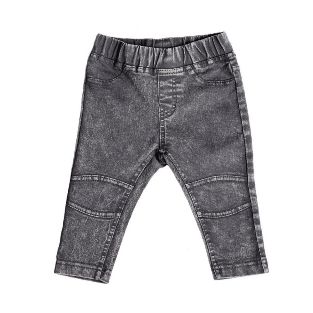 A pair of baby boy's Anarkid Organic Cotton Jeggings - LUCKY LASTS - 3-6 MONTHS & 6-12 MONTHS ONLY, final sale item.
