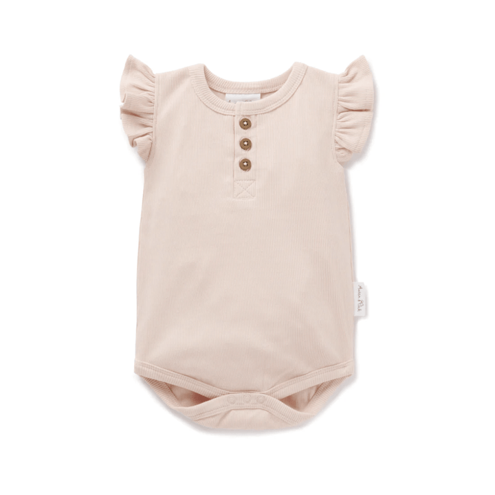 Aster-And-Oak-Organic-Peach-Rib-Ruffle-Onesie-Naked-Baby-Eco-Boutique