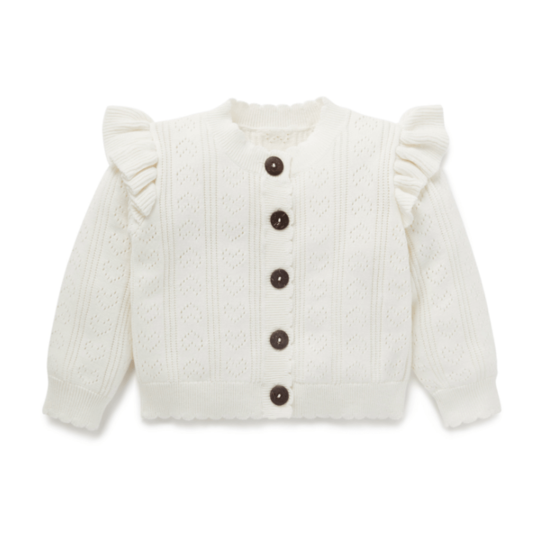 Aster-And-Oak-Organic-Ruffle-Knit-Cardigan-Off-White-Naked-baby-Eco-Boutique