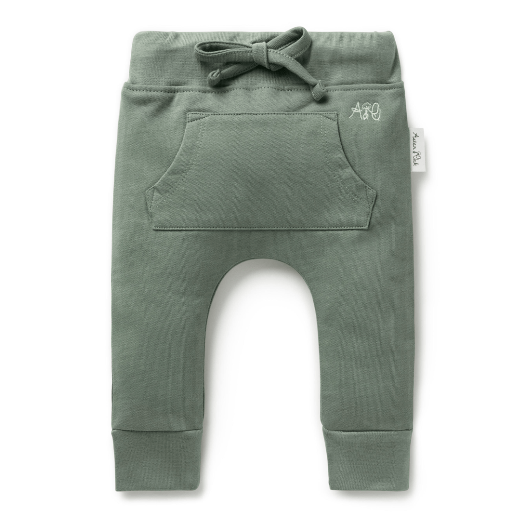Aster-and-Oak-Organic-Cotton-Jogger-Pants-Forest-Naked-Baby-Eco-Boutique