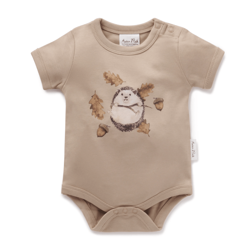 Aster-and-Oak-Organic-Cotton-Print-Onesie-Hedgehog-Naked-Baby-Eco-Boutique
