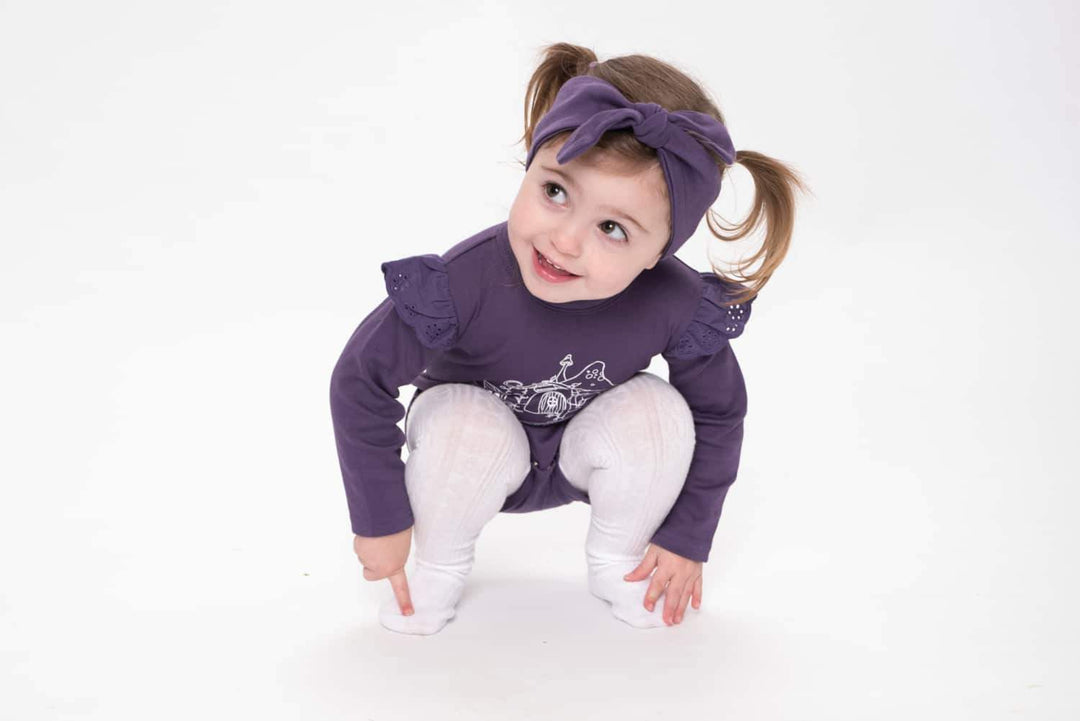 PRE-ORDER: Aster & Oak Organic Cotton Topknot Headband (Multiple Variants) - Naked Baby Eco Boutique