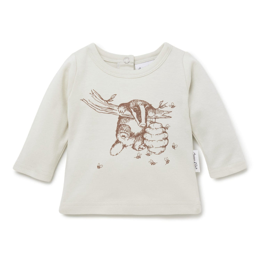 Aster-and-Oak-Organic-Long-Sleeve-Tee-Badger-Naked-Baby-Eco-Boutique