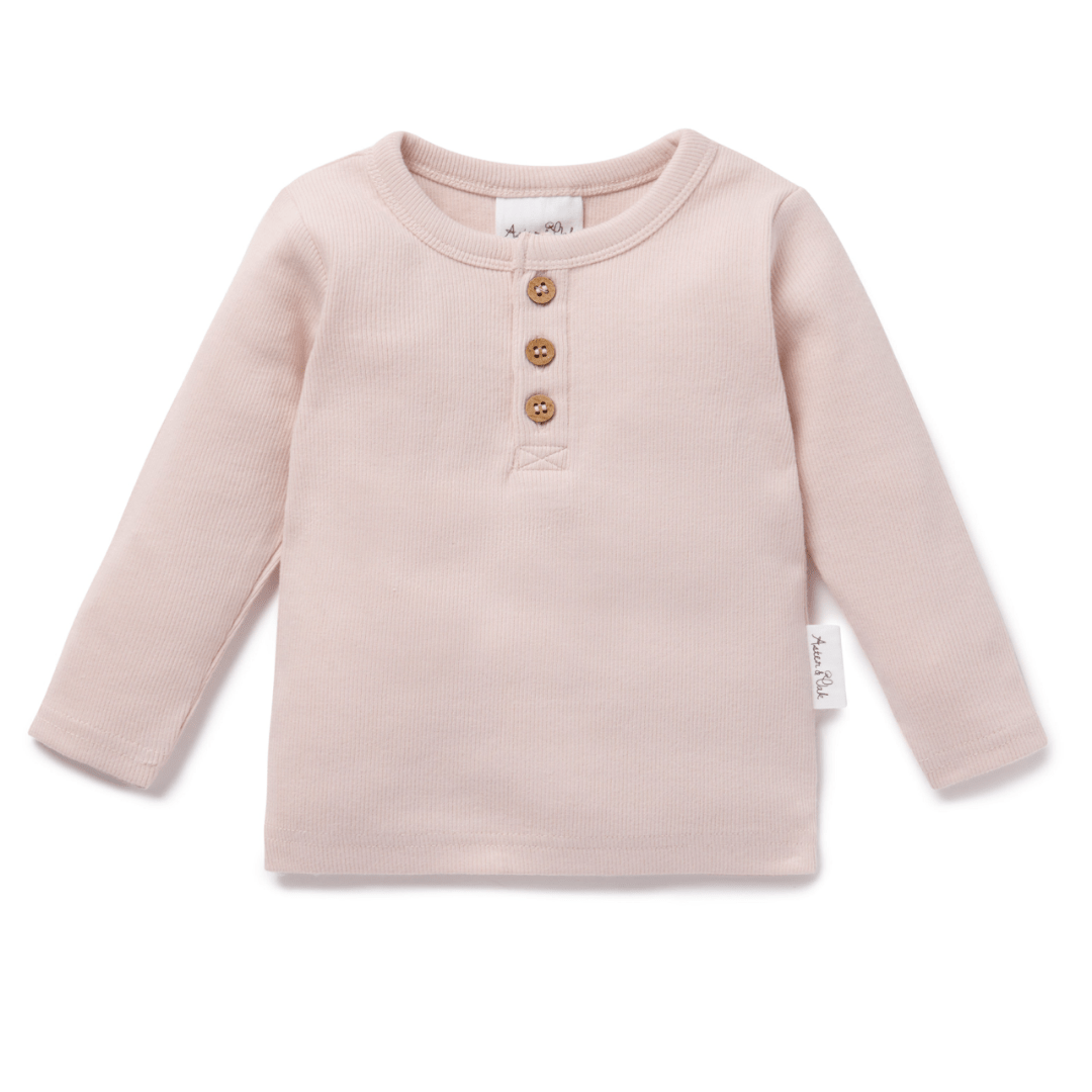 Aster-and-Oak-Organic-Rib-Henley-Top-Blush-Naked-Baby-Eco-Boutique