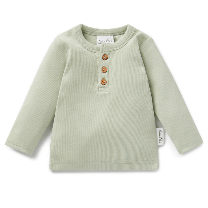 Aster-and-Oak-Organic-Rib-Henley-Top-Seafoam-Naked-Baby-Eco-Boutique