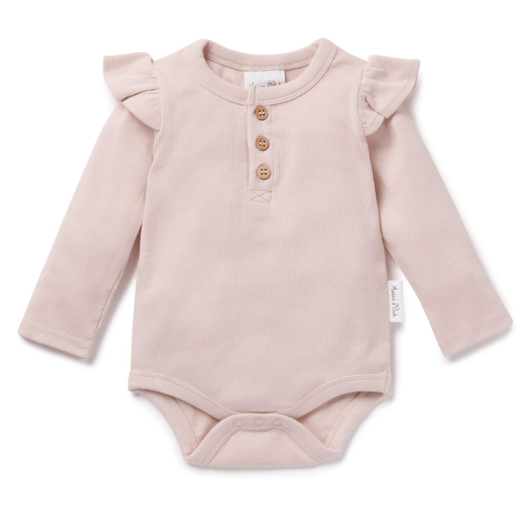 Aster-and-Oak-Organic-Rib-Onesie-Blush-Naked-Baby-Eco-Boutique