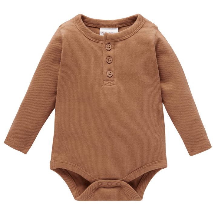 Aster-and-Oak-Organic-Rib-Onesie-Pecan-Naked-Baby-Eco-Boutique