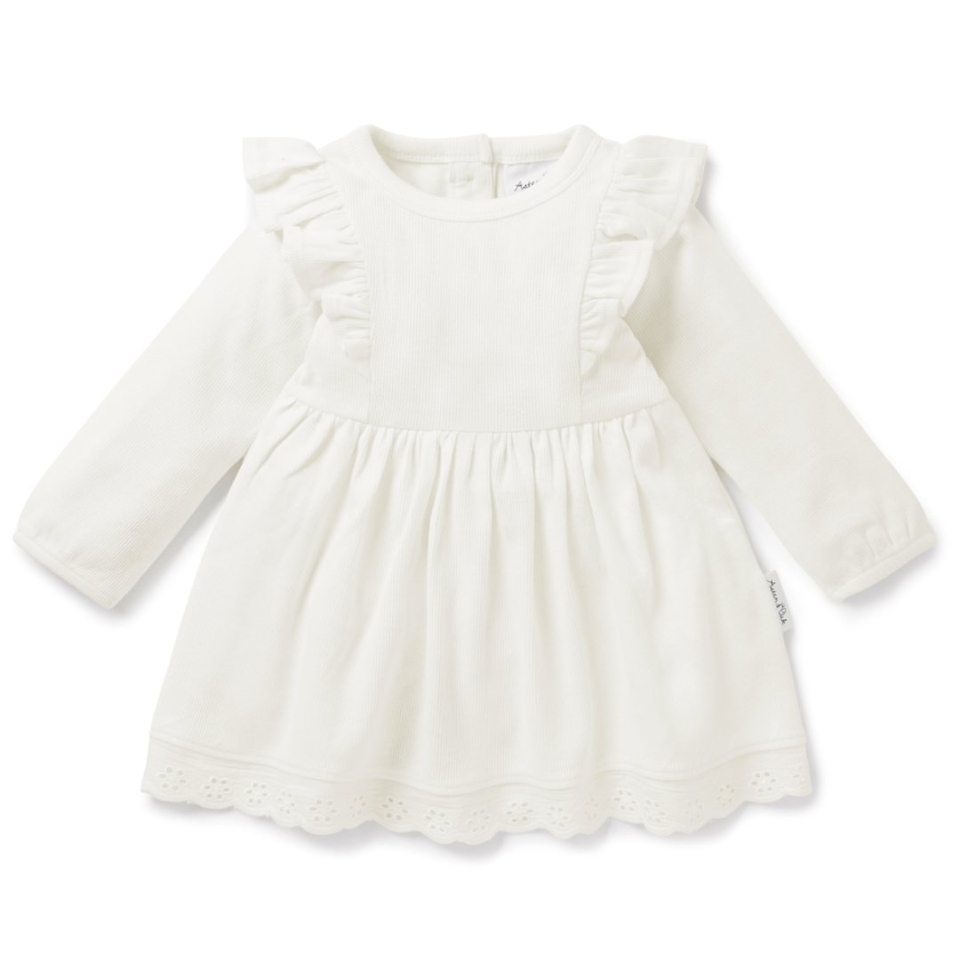 Aster-and-Oak-Organic-Rib-Ruffle-Dress-Snow-Naked-Baby-Eco-Boutique