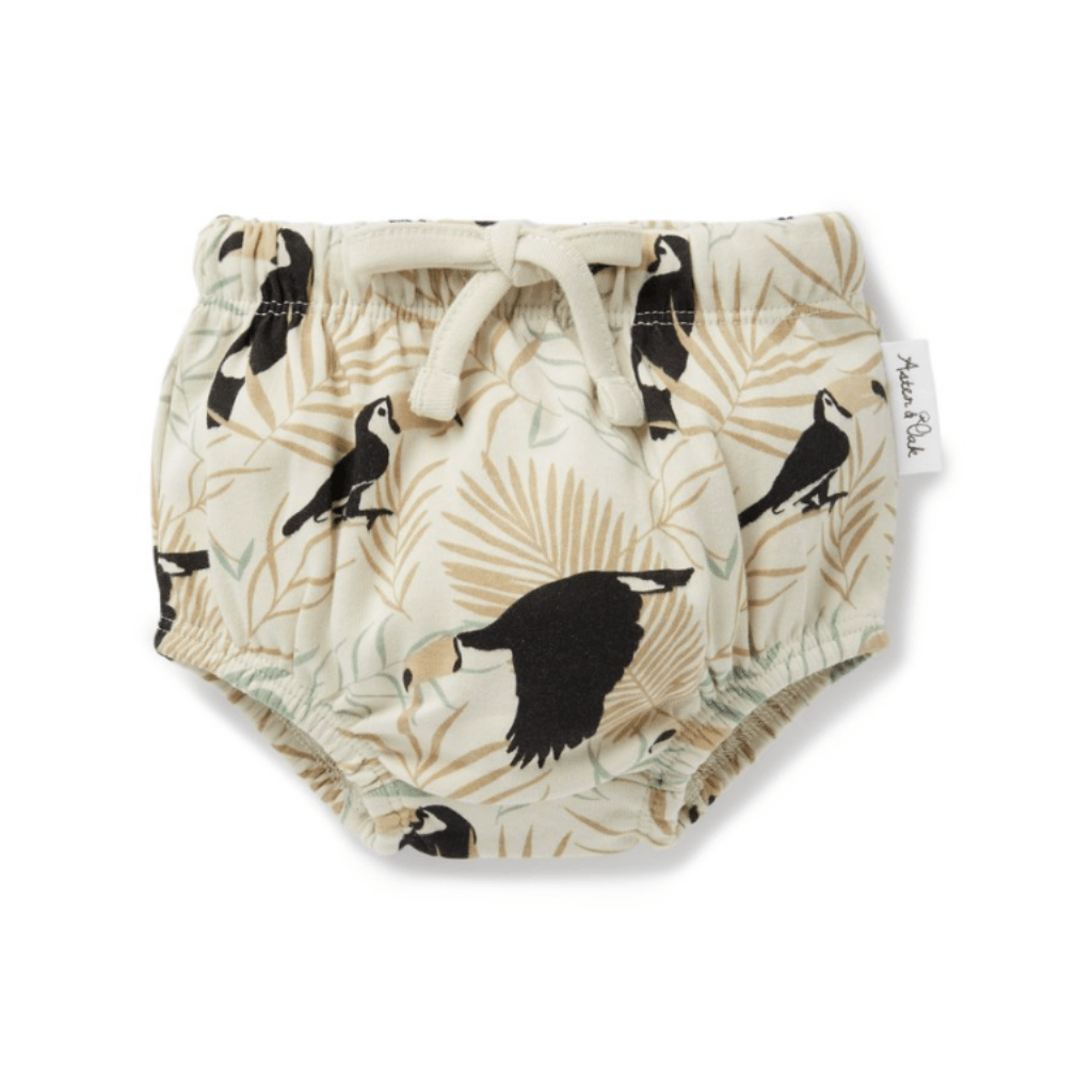 Aster & Oak Organic Toucan Bloomers - Naked Baby Eco Boutique