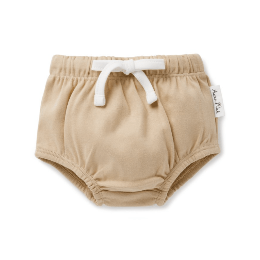 Aster & Oak Organic Warm Sand Bloomers - Naked Baby Eco Boutique