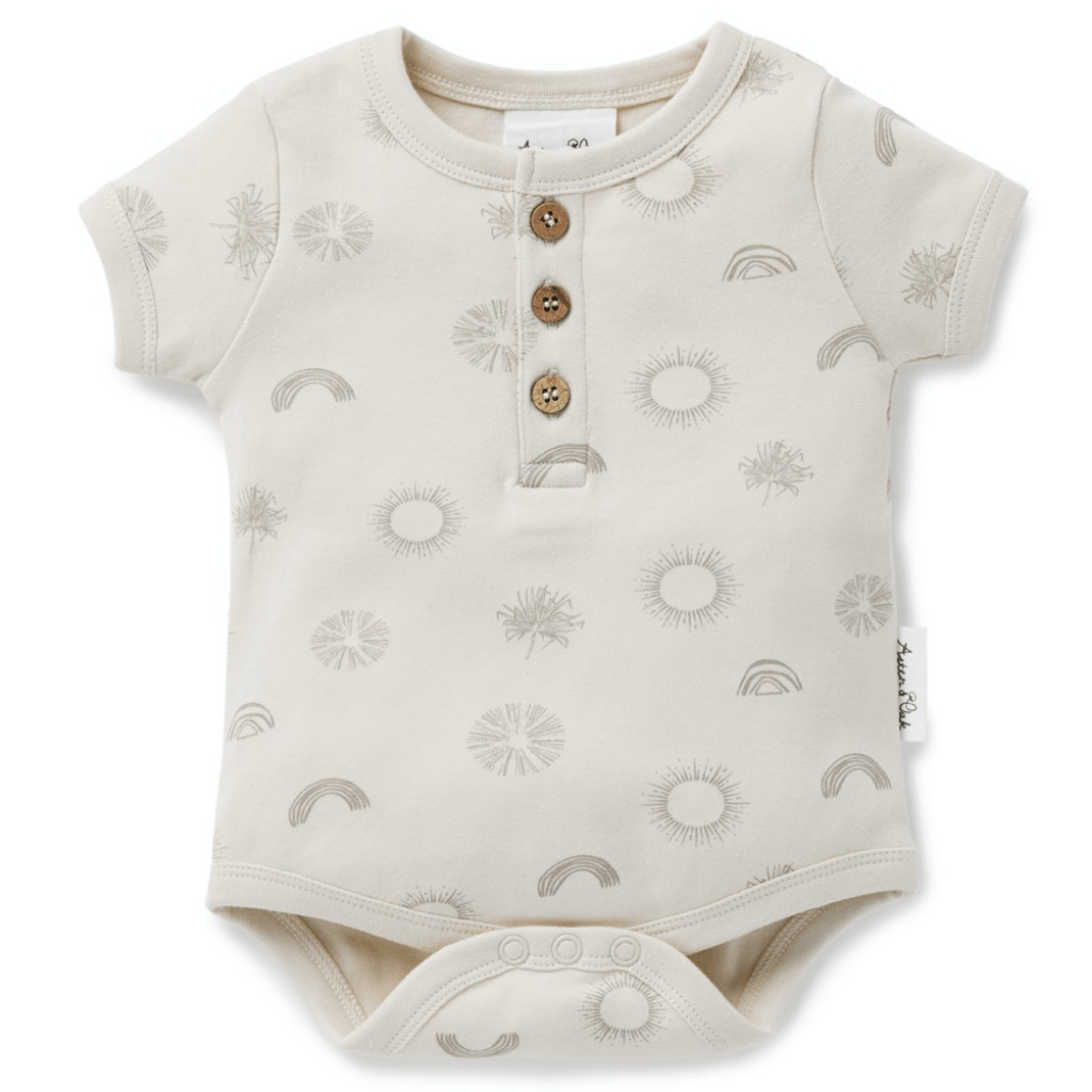 Aster-and-Oak-Sunny-Daze-Henley-Onesie-Naked-Baby-Eco-Boutique