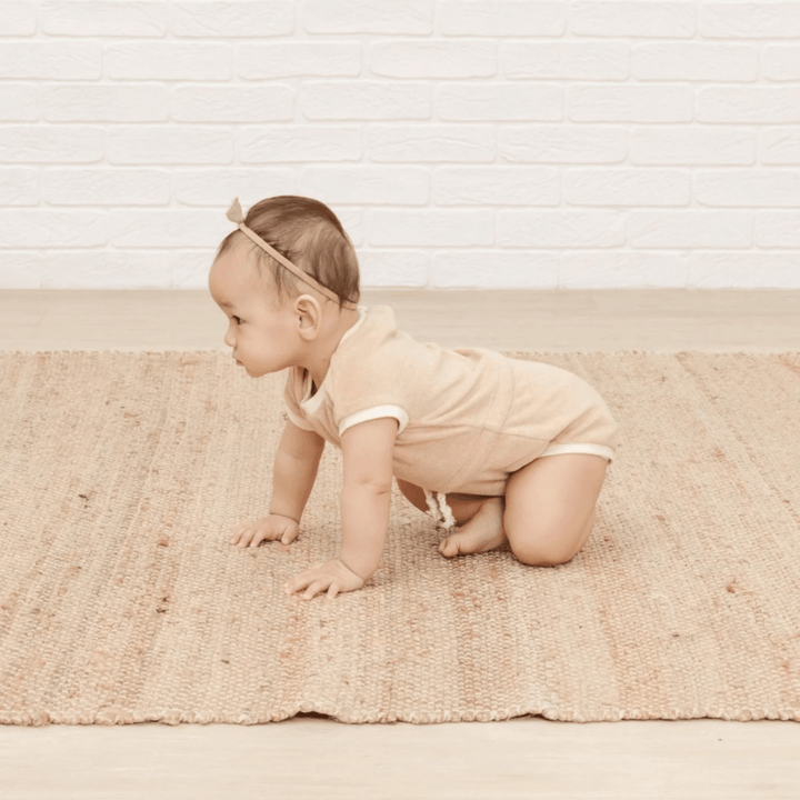 Baby-Crawling-Wearing-Quincy-Mae-Organic-Terry-Retro-Romper-Blush-Naked-Baby-Eco-Boutique