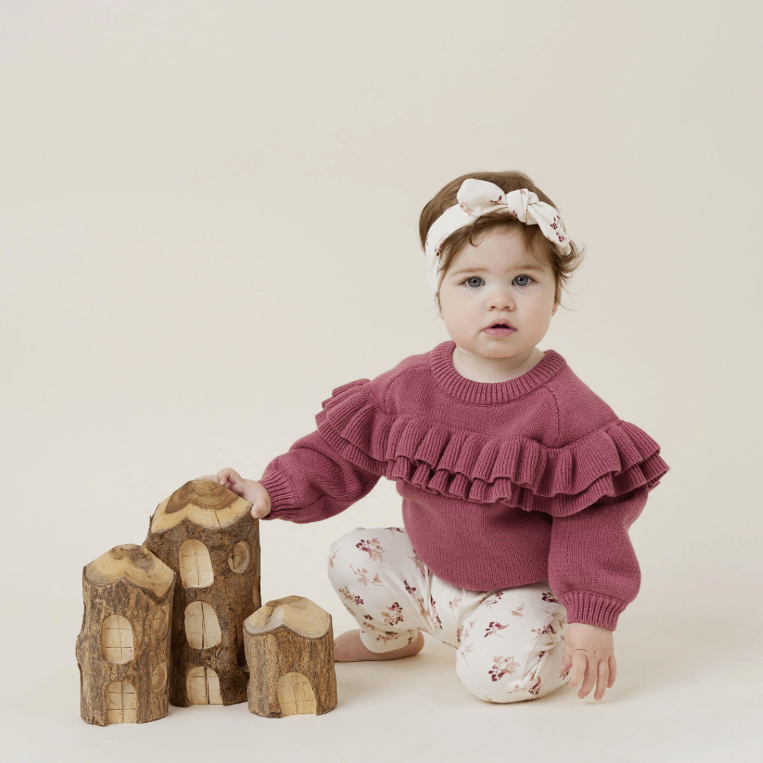 PRE-ORDER: Aster & Oak Organic Cotton Headband (Multiple Variants) - Naked Baby Eco Boutique