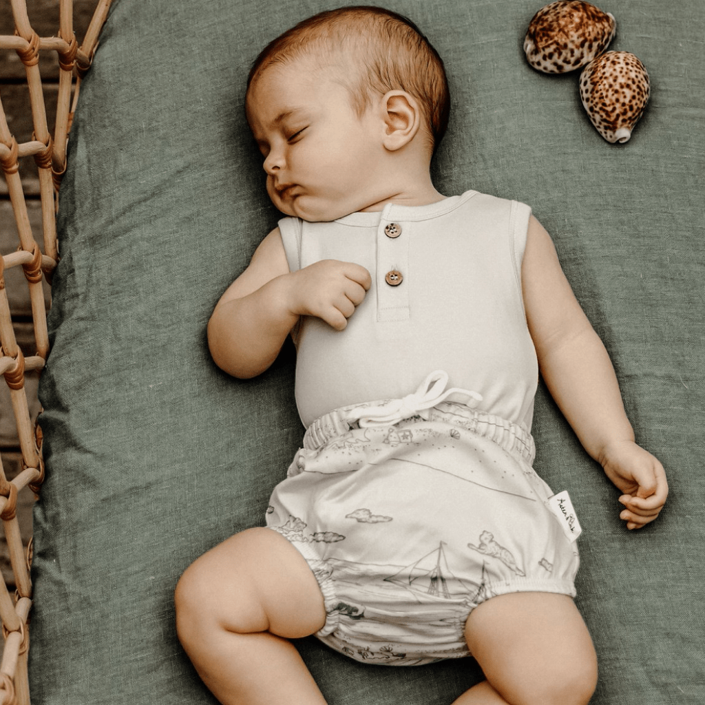 Aster & Oak Organic Beach Day Bloomers - Naked Baby Eco Boutique