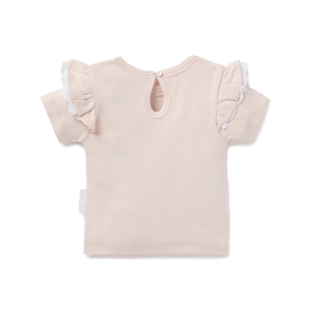 Aster & Oak Organic Cotton Flutter Tee (Multiple Variants) - Naked Baby Eco Boutique
