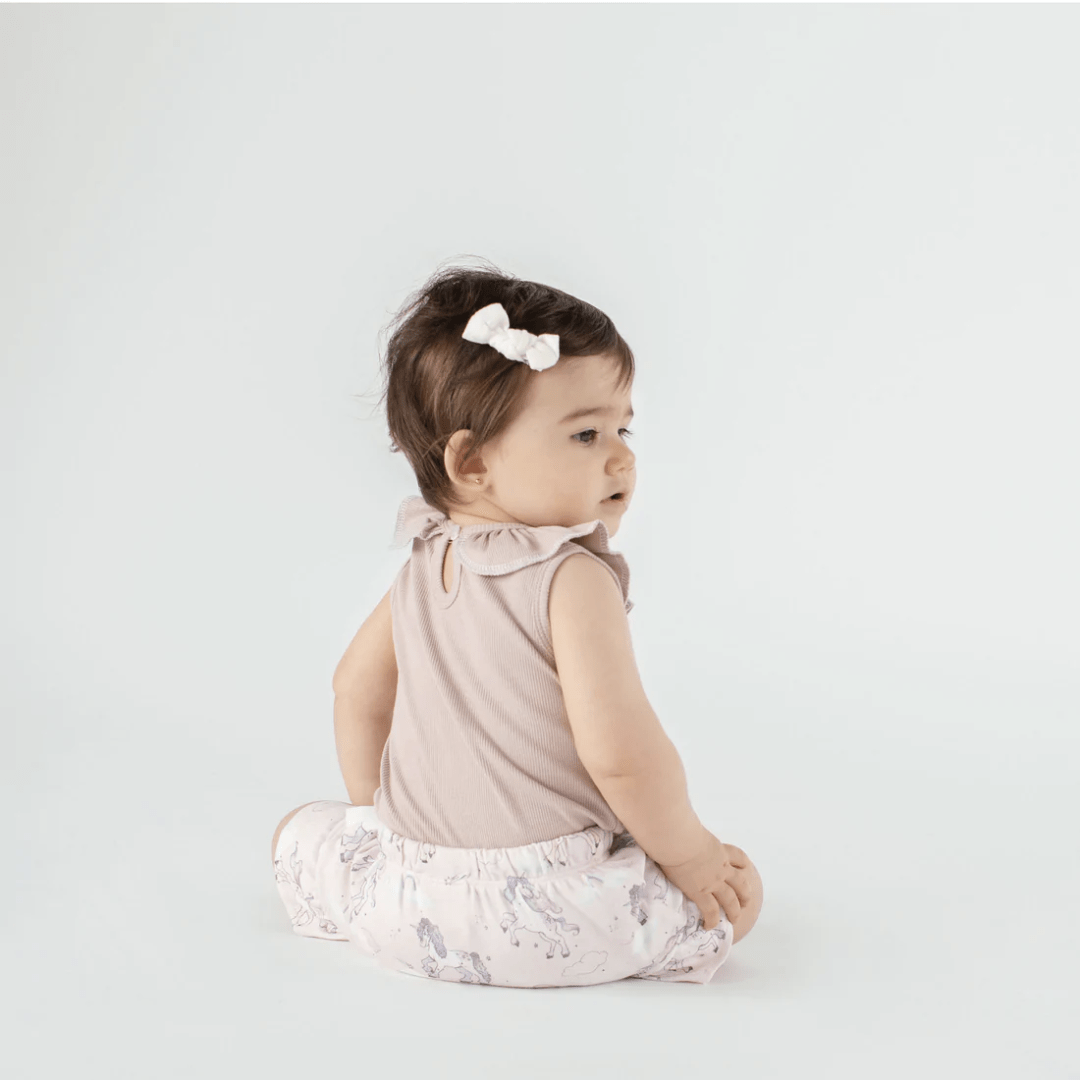 Back-Of-Aster-And-Oak-Organic-Mauve-Rib-Ruffle-Onesie-On-Baby-Naked-Baby-Eco-Boutique