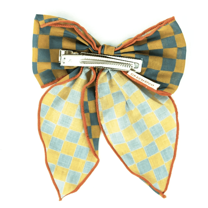 Back-Of-Grech-And-Co-Organic-Cotton-Hair-Bow-Checks-Luguna-And-Wheat-Naked-Baby-Eco-Boutique