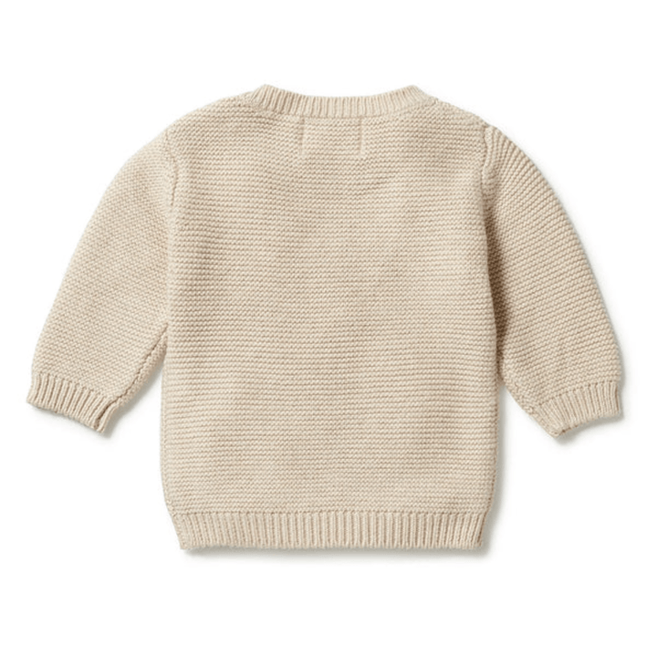 Back-Of-Wilson-And-Frenchy-Knitted-Cable-Jumper-Oatmeal-Melange-Naked-Baby-Eco-Boutique