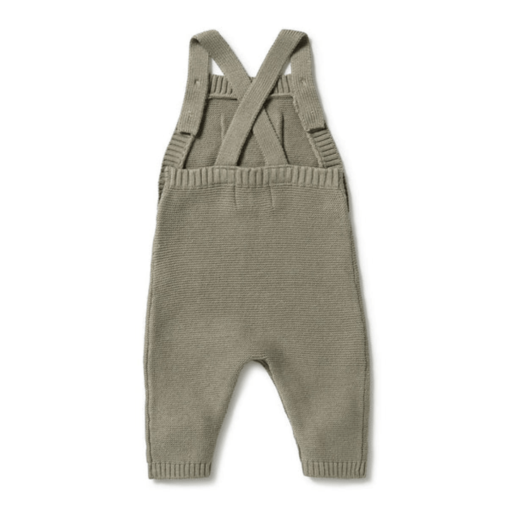 Back-Of-Wilson-And-Frenchy-Knitted-Overalls-Dark-Ivy-Naked-Baby-Eco-Boutique