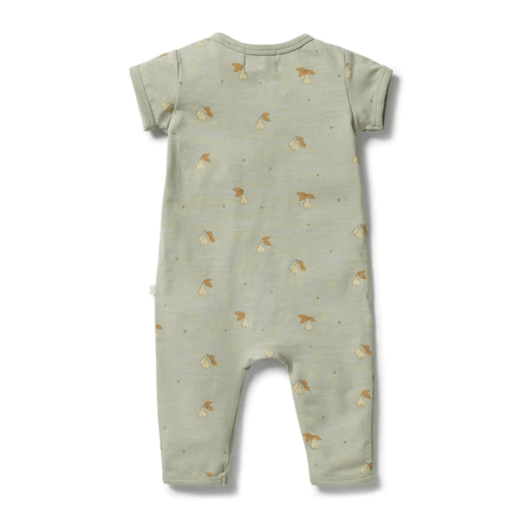 Wilson & Frenchy Organic Cotton Zipsuit (Multiple Variants) - Naked Baby Eco Boutique