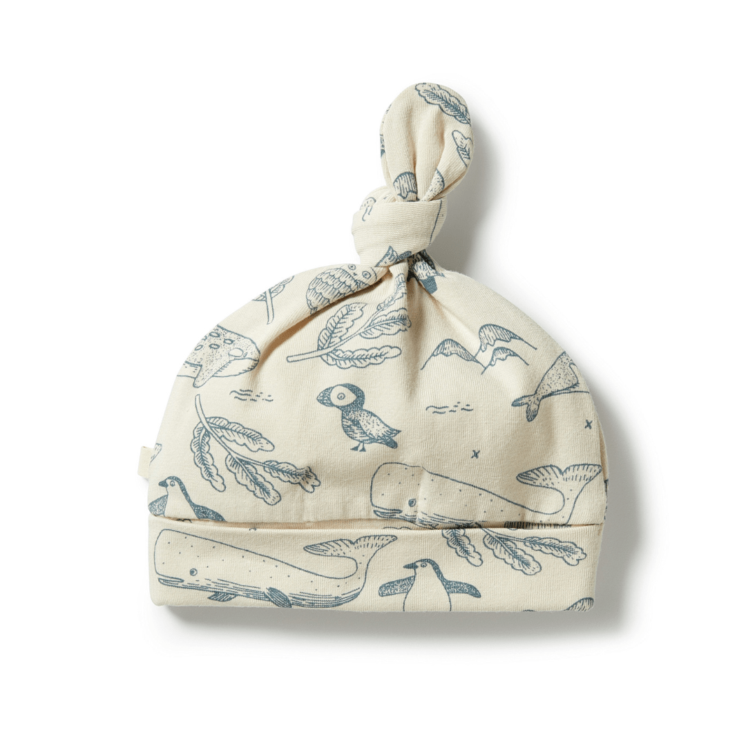 Back-Of-Wilson-And-Frenchy-Organic-Knot-Hat-Arctic-Blast-Naked-Baby-Eco-Boutique