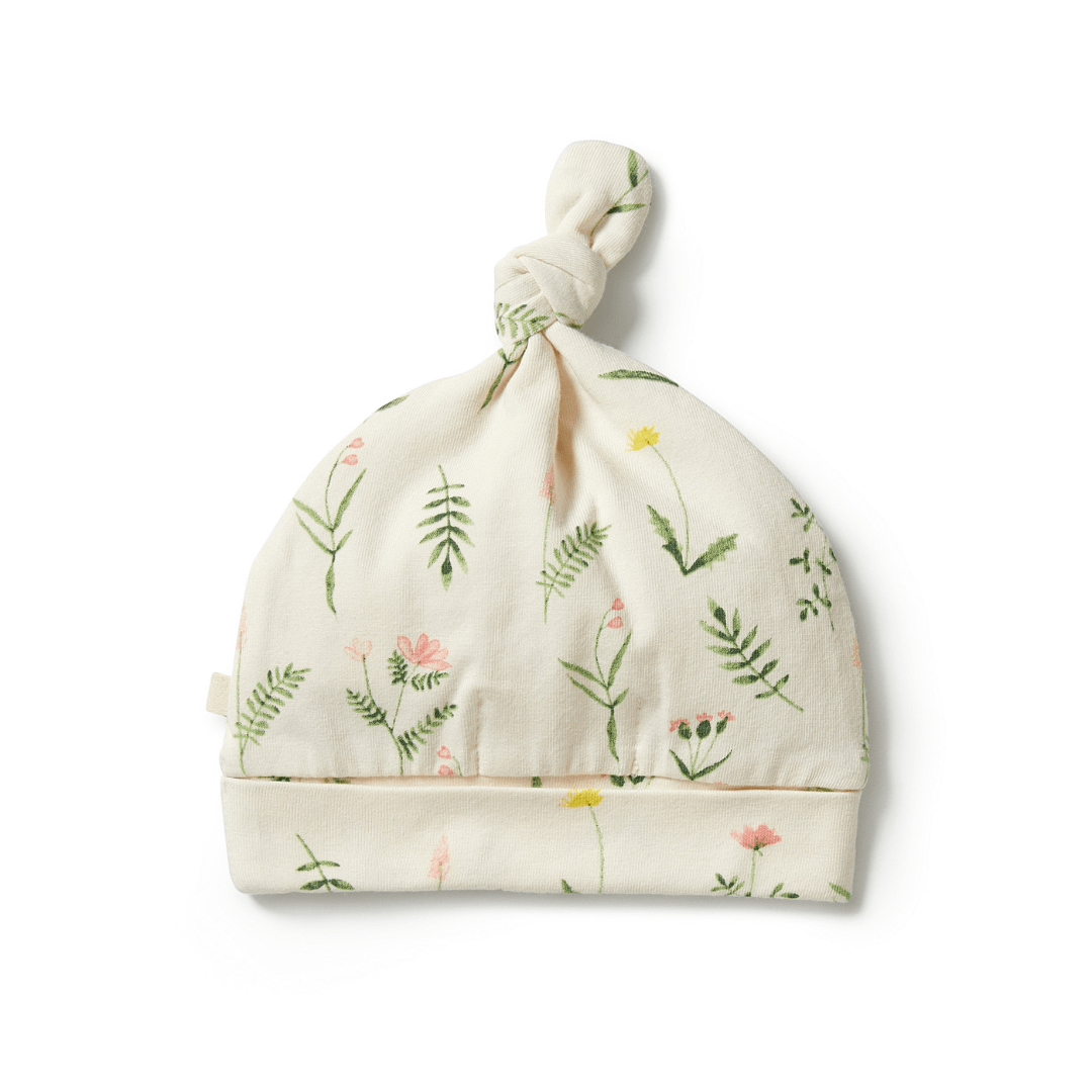 Back-Of-Wilson-And-Frenchy-Organic-Knot-Hat-Wild-Flower-Naked-Baby-Eco-Boutique