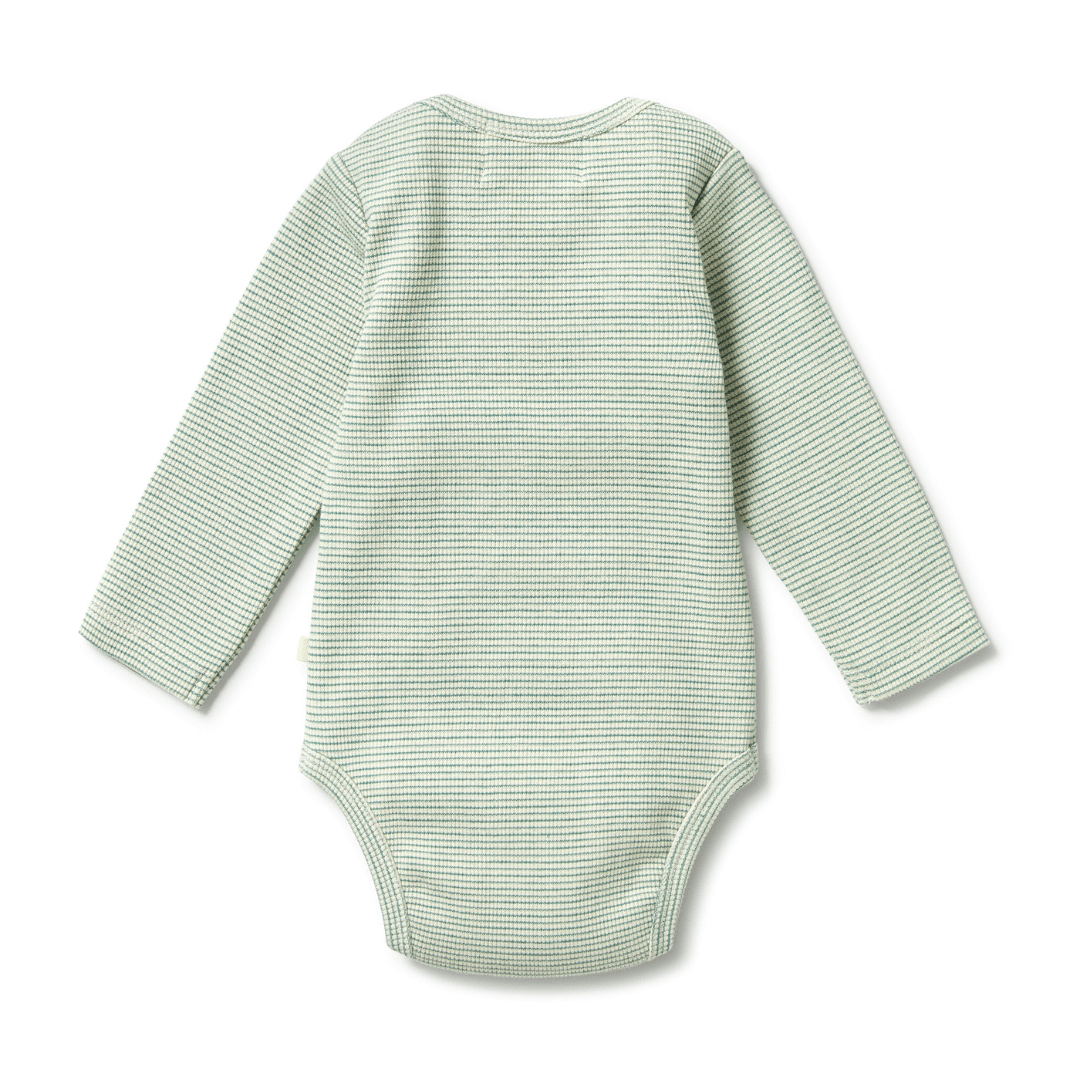 Back-Of-Wilson-And-Frenchy-Organic-Stripe-Rib-Enevlope-Onesie-Deep-Sea-Naked-Baby-Eco-Boutique