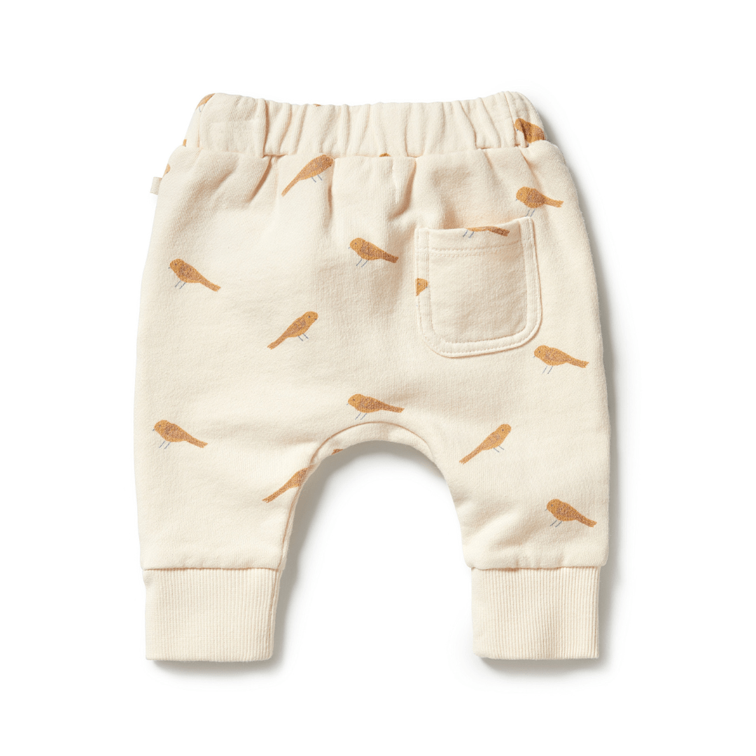 Back-Of-Wilson-And-Frenchy-Organic-Terry-Slouch-Pants-Tweet-Tweet-Naked-Baby-Eco-Boutique