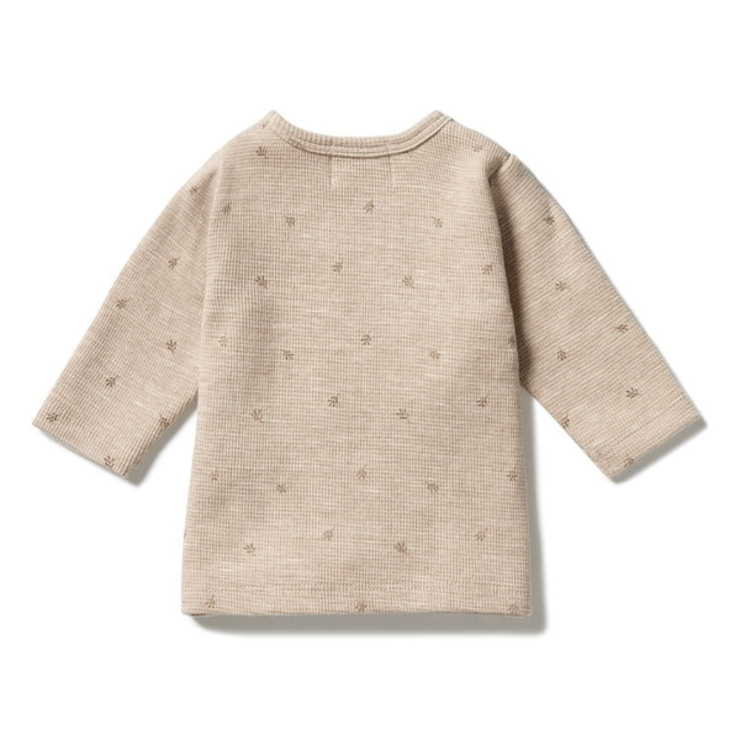 Back-Of-Wilson-And-Frenchy-Organic-Waffle-Pocket-Top-Leaf-Naked-Baby-Eco-Boutique