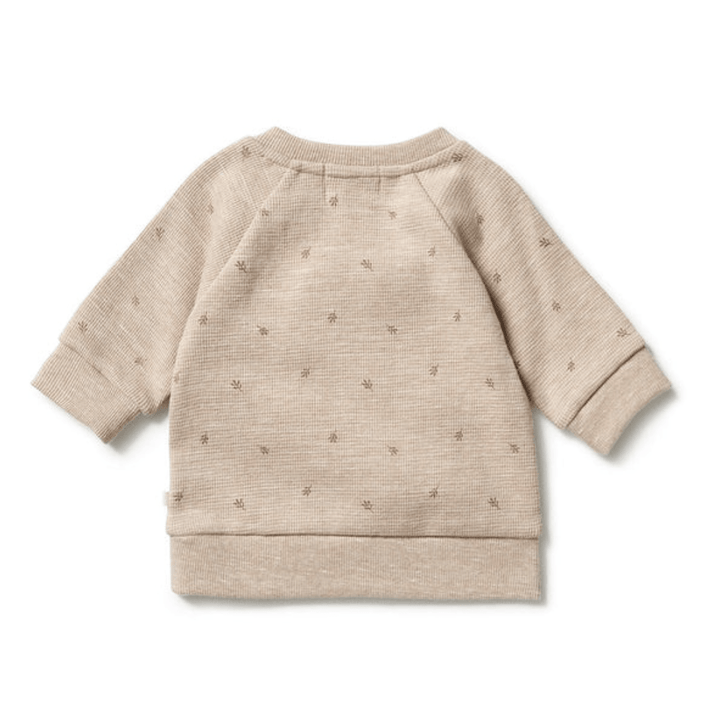 Back-Of-Wilson-And-Frenchy-Organic-Waffle-Sweat-Top-Leaf-Naked-Baby-Eco-Boutique