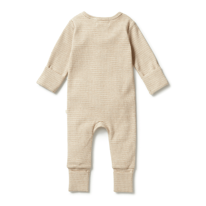 Back-Of-Wilson-And-Frenchy-Organic-Stripe-Rib-Baby-Pyjamas-Spice-Naked-Baby-Eco-Boutique