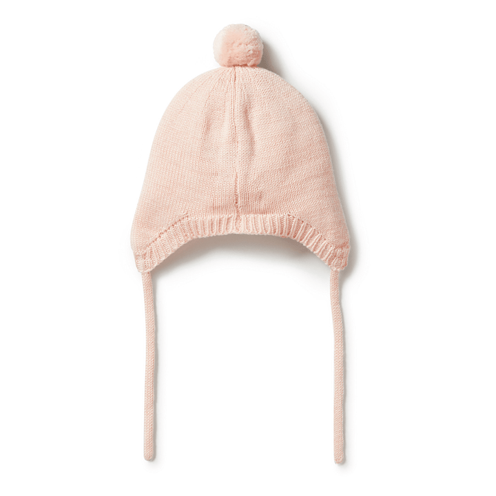 Wilson & Frenchy Knitted Mini Cable Bonnet - Naked Baby Eco Boutique