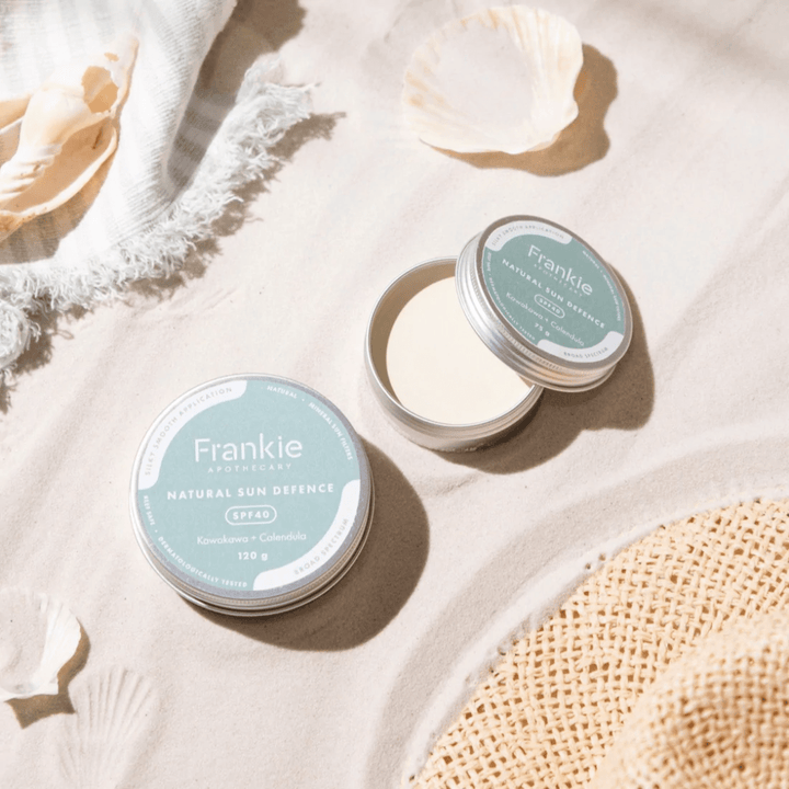 Beach-Flatlay-Frankie-Apothecary-All-Natural-Sun-Defence-Naked-Baby-Eco-Boutique