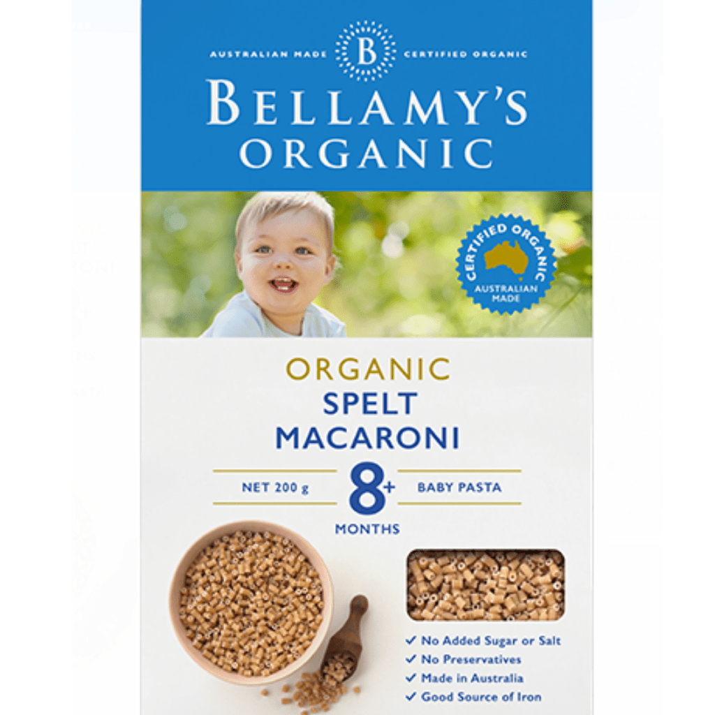Bellamy's Organic Spelt Macaroni - Naked Baby Eco Boutique