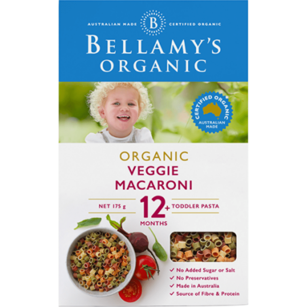 Bellamy's Organic Veggie Macaroni - Naked Baby Eco Boutique