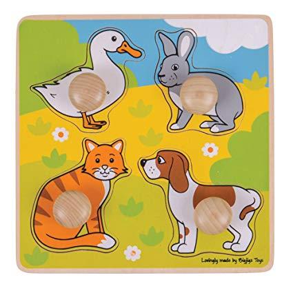 Pets BigJigs My First Peg Puzzle (Multiple Variants) - Naked Baby Eco Boutique