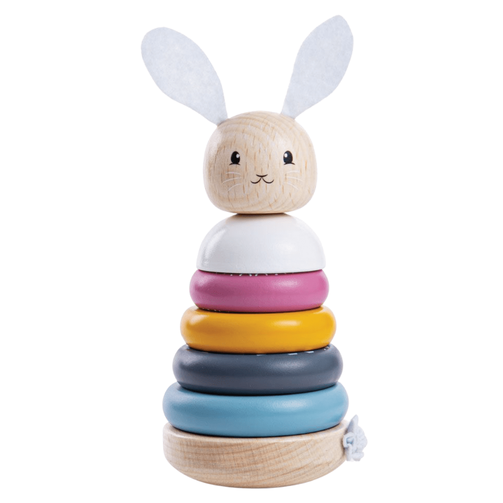 BigJigs Wooden Rabbit Stacker - Naked Baby Eco Boutique