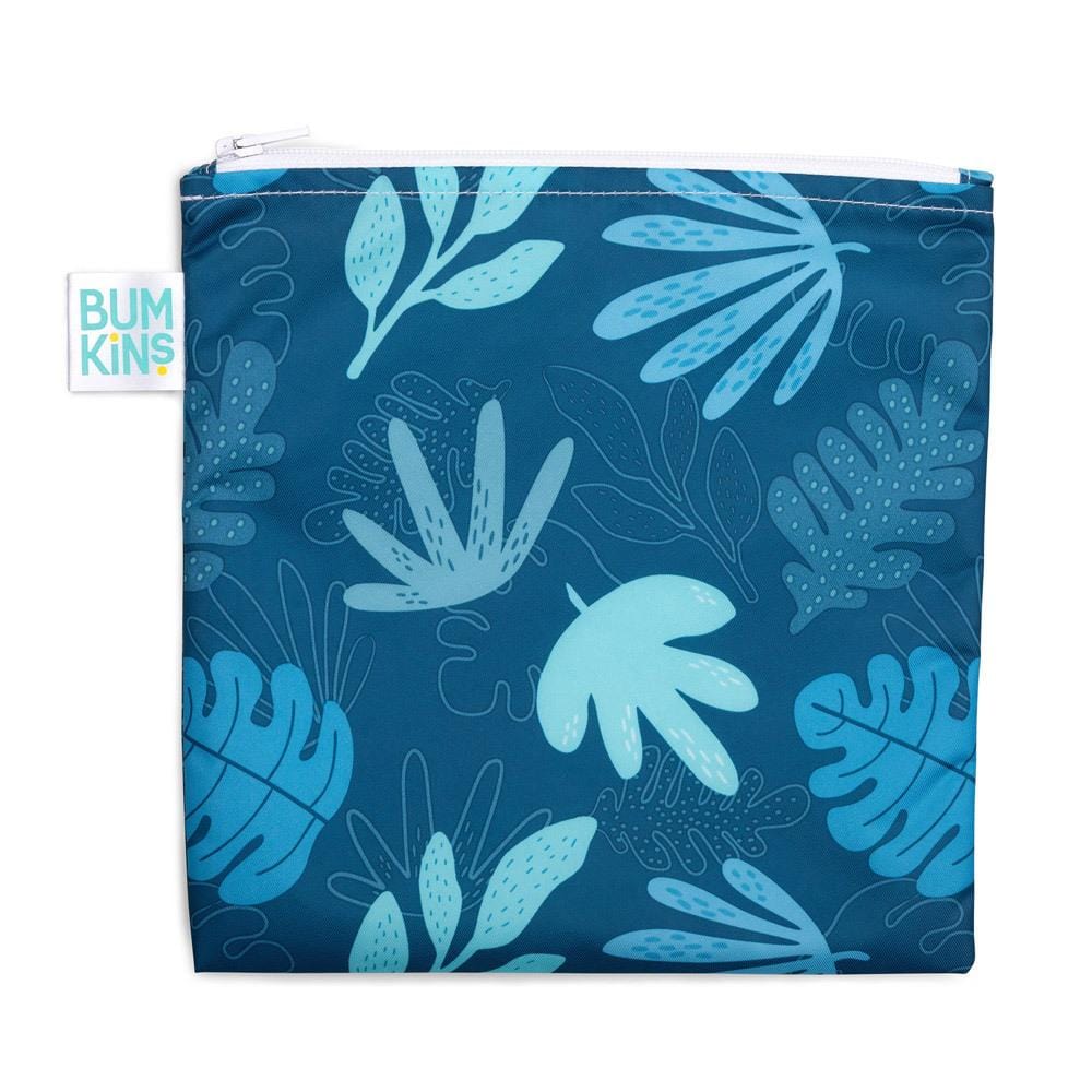 Blue Tropic Bumkins Large Reusable Snack Bags (Multiple Variants) - Naked Baby Eco Boutique
