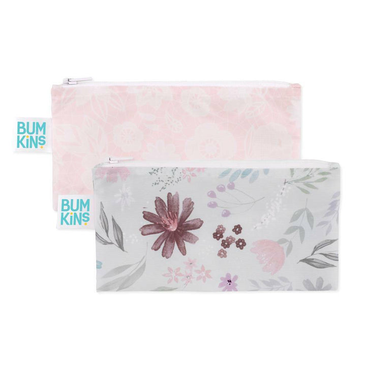 Bumkins Small Reusable Snack Bags (2-Pack) - Multiple Styles - Naked Baby Eco Boutique