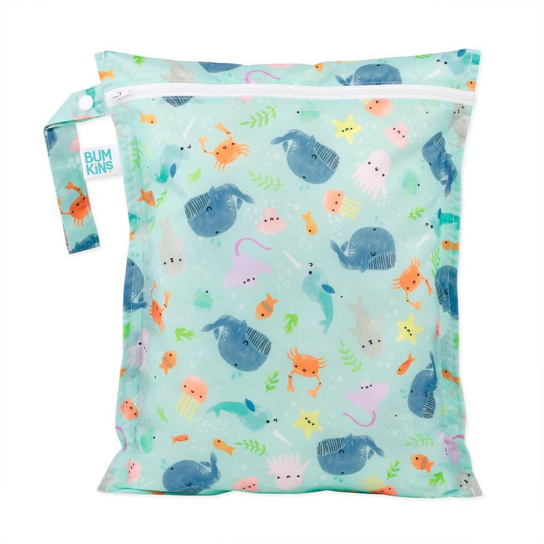 Ocean Life Bumkins Wet Bags (Multiple Variants) - Naked Baby Eco Boutique