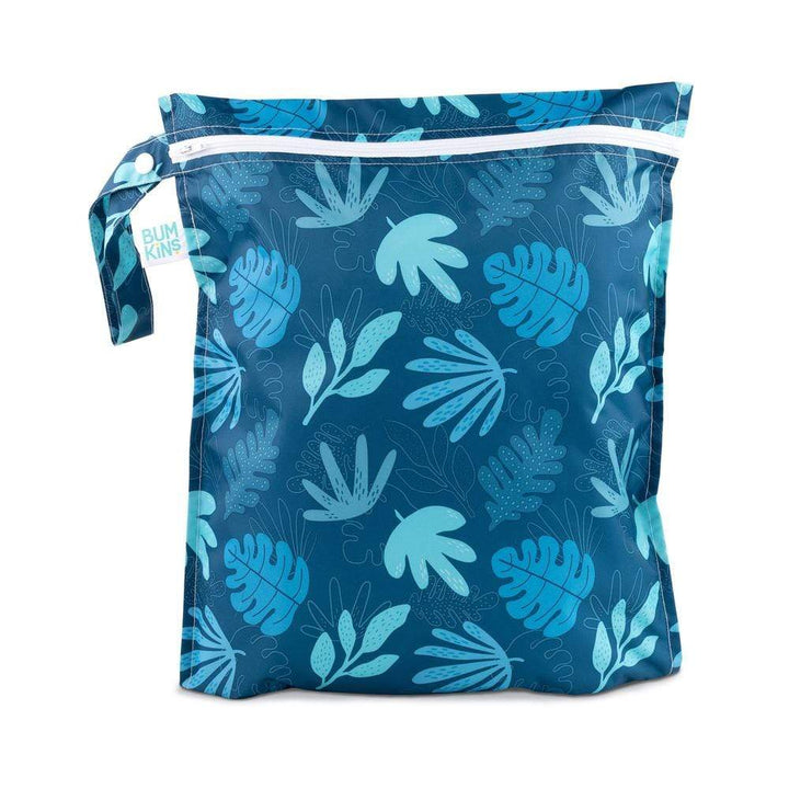 Blue Tropic Bumkins Wet Bags (Multiple Variants) - Naked Baby Eco Boutique