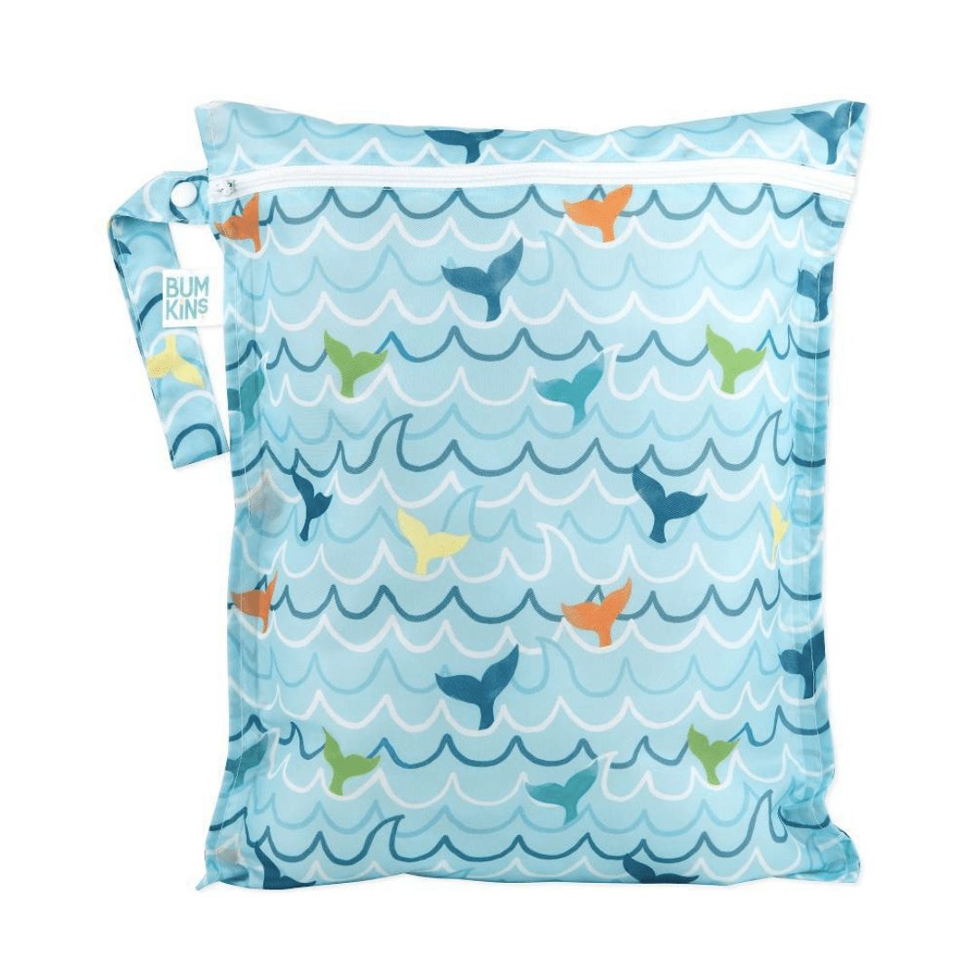 Whale Tail Bumkins Wet Bags (Multiple Variants) - Naked Baby Eco Boutique