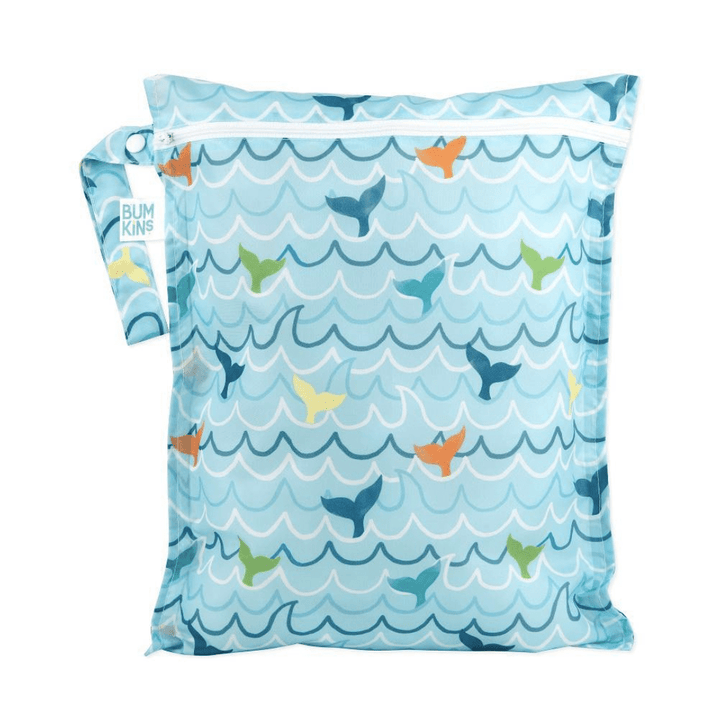 Whale Tail Bumkins Wet Bags (Multiple Variants) - Naked Baby Eco Boutique