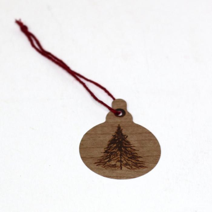 Christmas Gift Tag - Tree - Naked Baby Eco Boutique