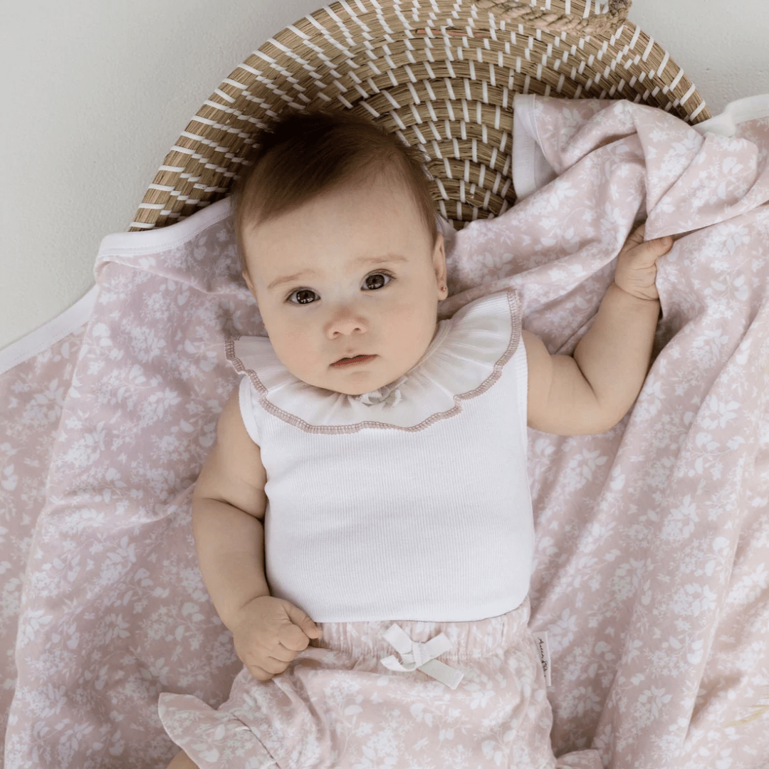 Aster & Oak Organic Cotton Baby Swaddle Wrap (Multiple Variants) - Naked Baby Eco Boutique