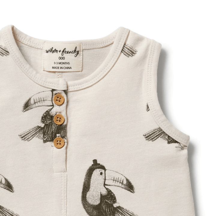 Close-Up-Of-Wilson-And-Frenchy-Organic-Growsuit-Tommy-Toucan-Naked-Baby-Eco-Boutique