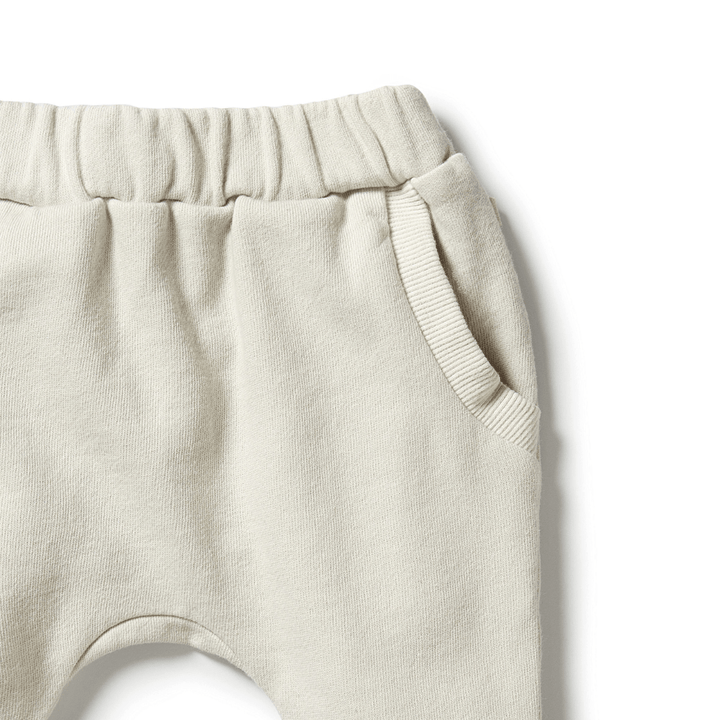 Close-Up-Of-Wilson-And-Frenchy-Organic-Terry-Slouch-Pants-Birch-Naked-Baby-Eco-Boutique