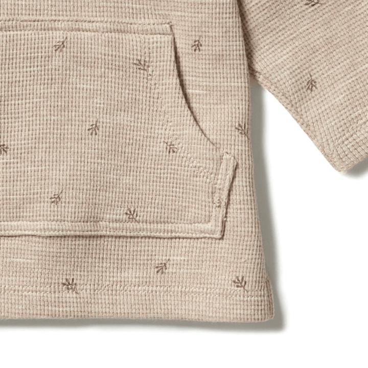 Close-Up-Of-Wilson-And-Frenchy-Organic-Waffle-Pocket-Top-Leaf-Naked-Baby-Eco-Boutique