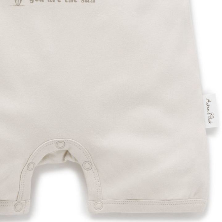 Aster & Oak Organic You Are the Sun Romper - Naked Baby Eco Boutique
