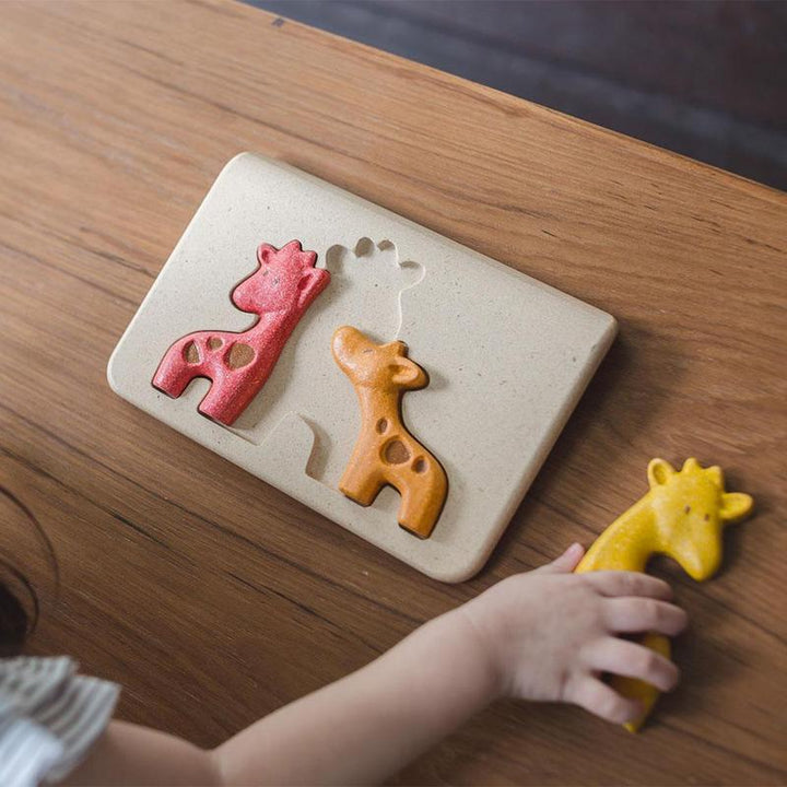 Plan Toys Wooden Animal Puzzles (Multiple Variants) - Naked Baby Eco Boutique